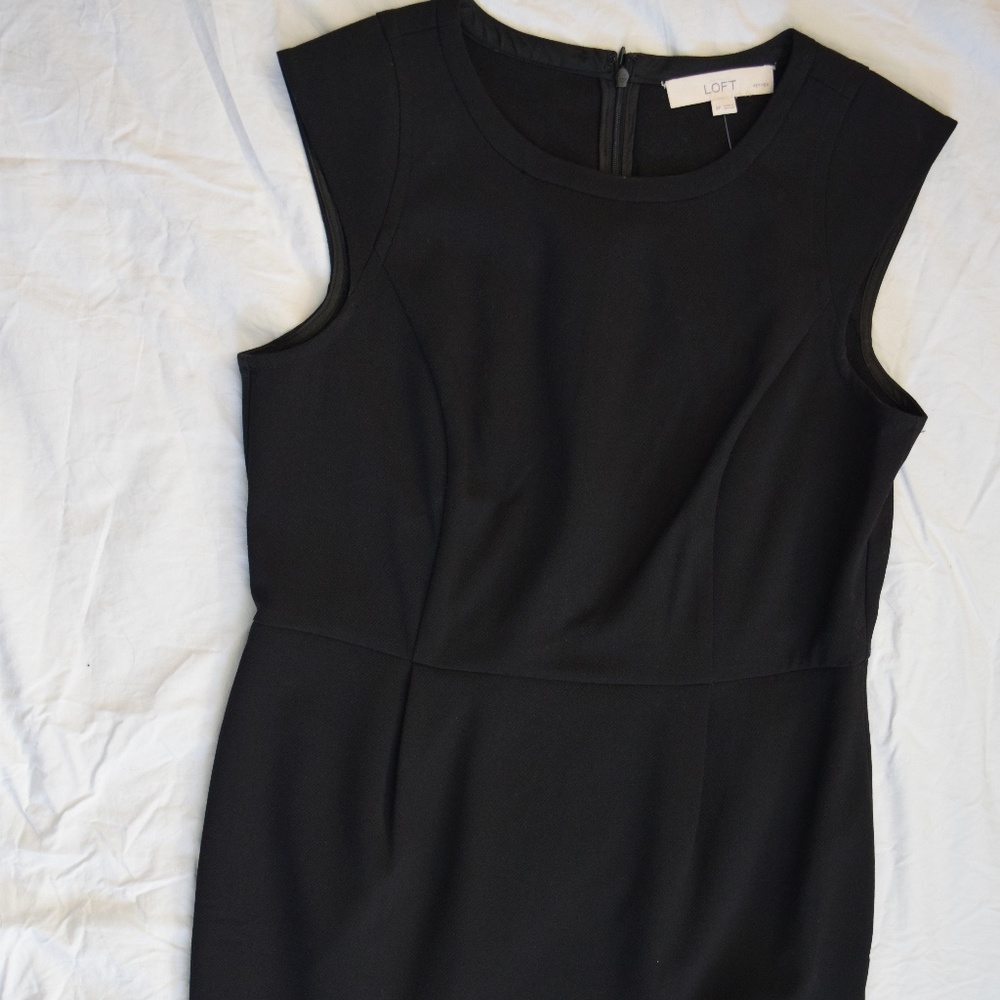 Black Loft Dress Size 8P